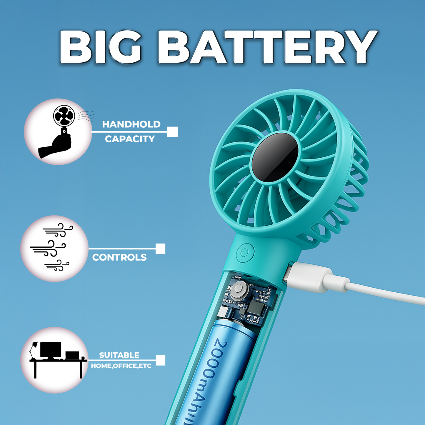 Air Pop - portable fan